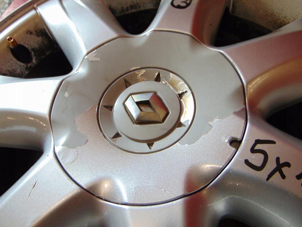 4x Alufelge 16 Zoll 7.0" 5x114.3 47ET Glanz Silber 403000035R Renault Laguna Iii