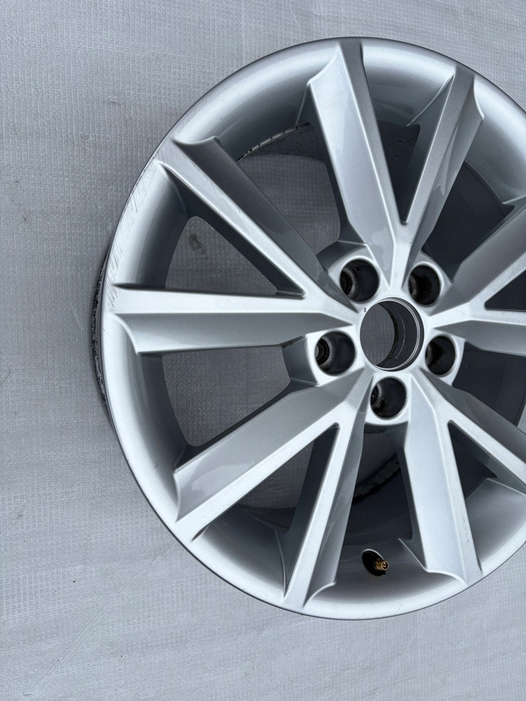 1x Alufelge 16 Zoll 7.0" 5x100 46ET Glanz Silber 5JA601025B Skoda I Rim Wheel FEL4818729873jb