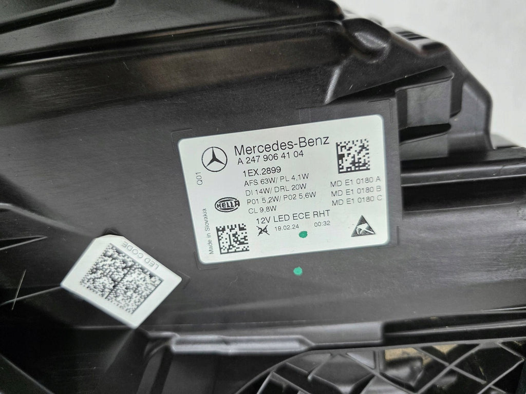 Frontscheinwerfer Mercedes-Benz W247 A2479064104 Full LED Links Headlight SCH2050627598vb