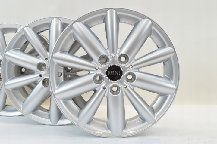 4x Alufelge 16 Zoll 5.5" 5x112 46ET Silber 6855117 BMW 4 Mini Rim Wheel FEL2596045660in