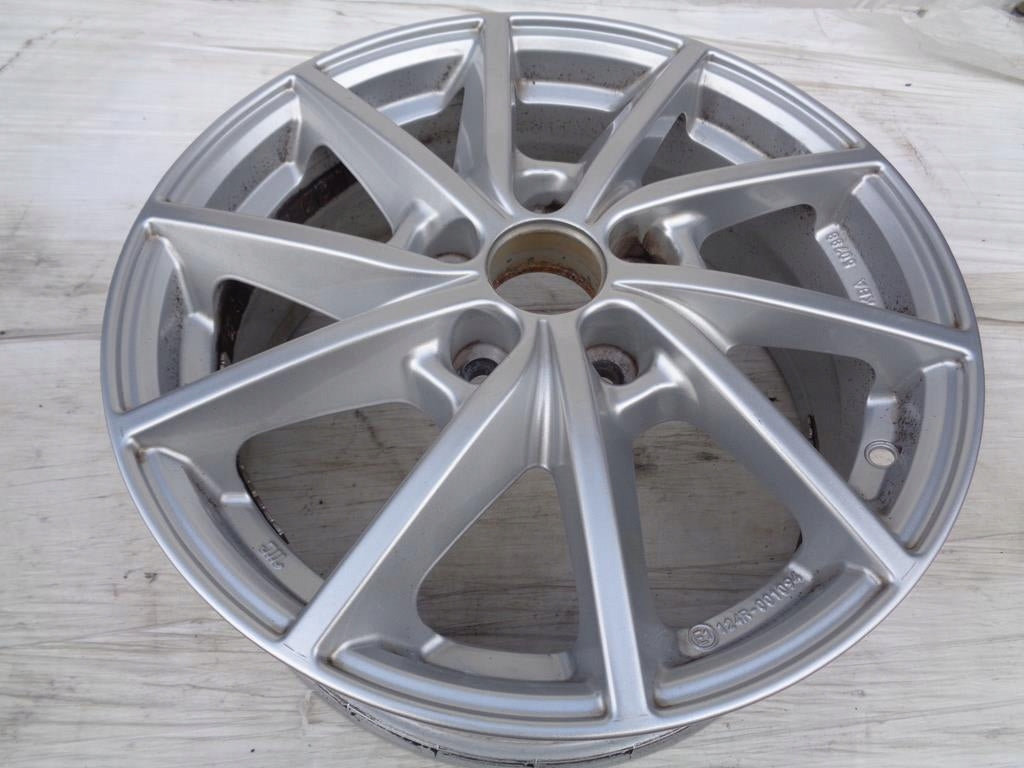 1x Alufelge 16 Zoll 6.5" 5x108 50ET Glanz Silber SIN65650F510 Ford Mondeo FEL3893448420sw