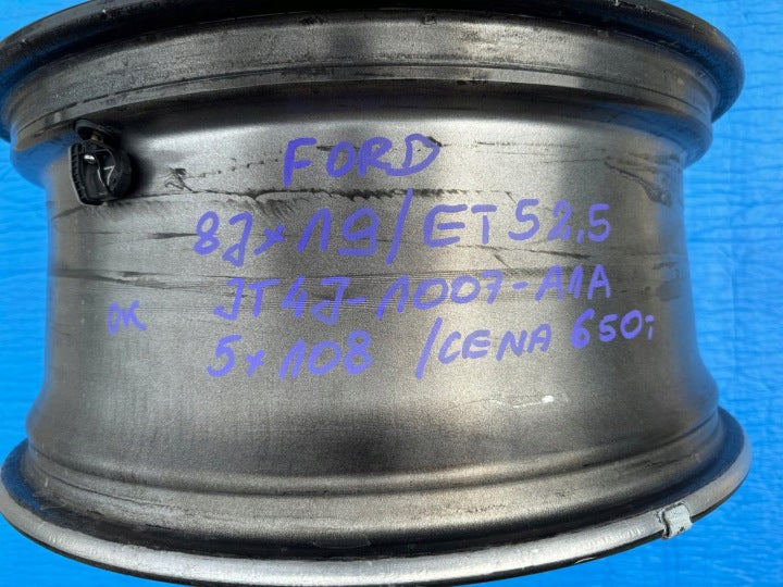 1x Alufelge 19 Zoll 8.0" 5x108 52 5ET JT4J-1007-A1A Ford Rim Wheel FEL3468378758kz