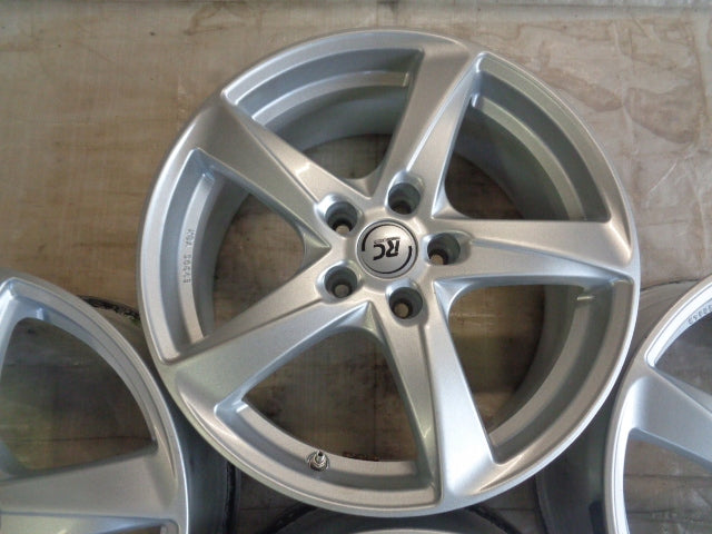 4x Alufelge 18 Zoll 7.5" 5x114.3 45ET Glanz Silber Suzuki I 4 Rim Wheel FEL6799064147tx