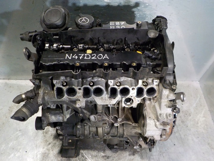 Motor BMW 3 E90 1 E87 N47D20A 2.0 177PS 2008 Diesel Engine Unkomplett MOT9253835202ta