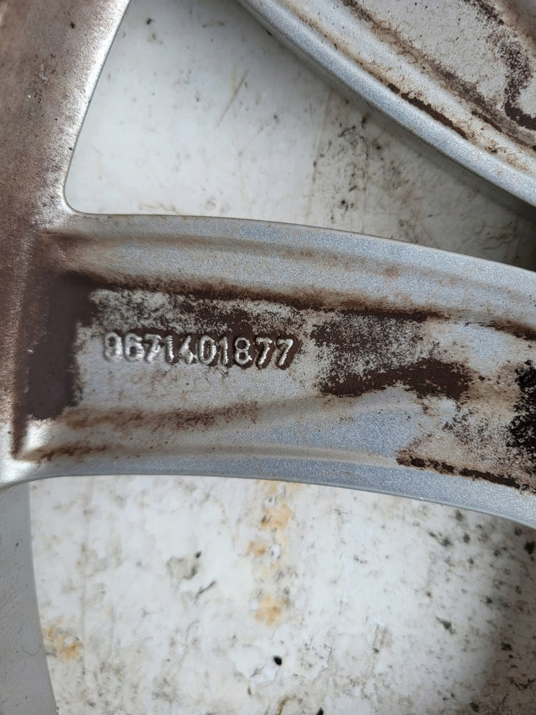 1x Alufelge 18 Zoll 7.5" 5x108 49ET Glanz Silber 9671401877 Peugeot 308 Ii FEL5597571529ve