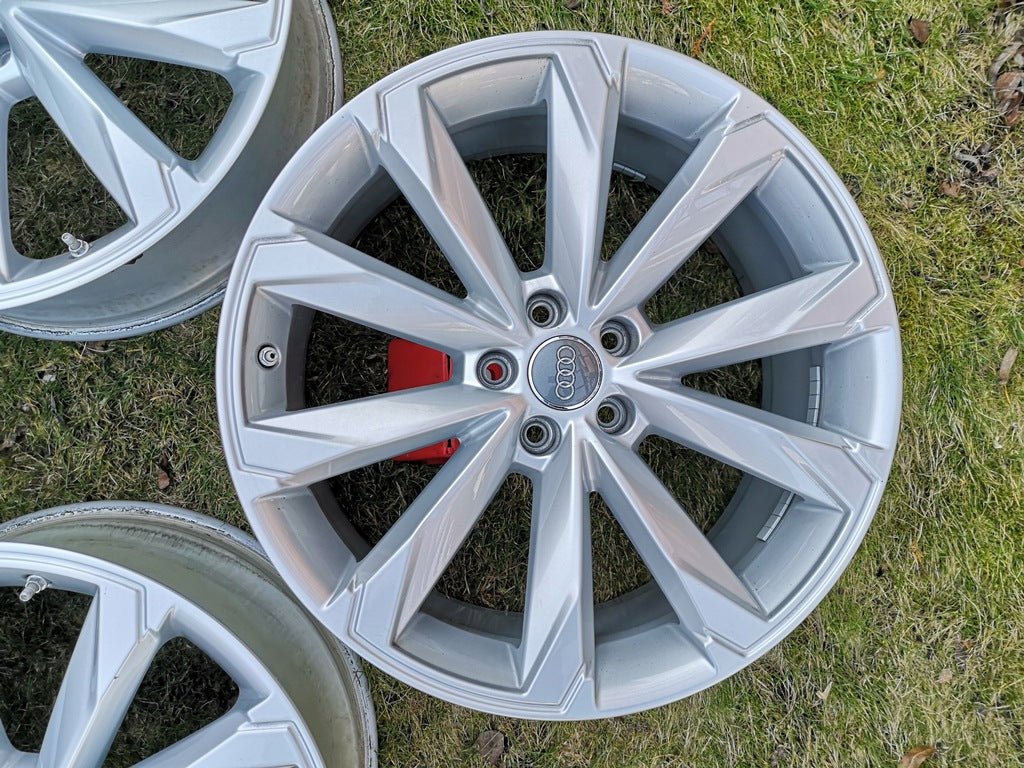 4x Alufelge 20 Zoll 8.5" 5x112 37ET Glanz Silber 4K9601025 Audi A6 Allroad FEL7637021453ei