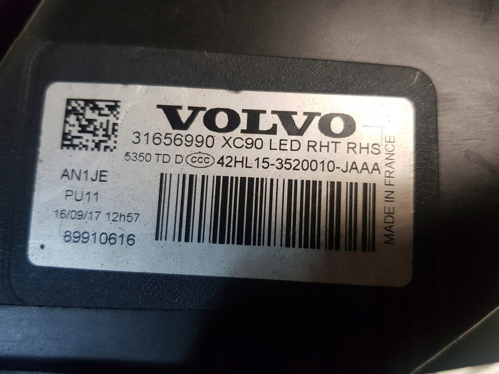 Frontscheinwerfer Volvo Xc90 II 31656990 FULL LED Rechts Scheinwerfer Headlight