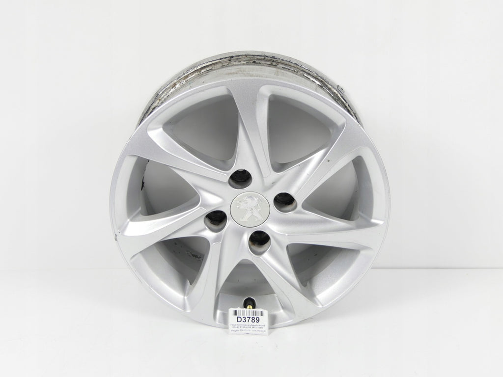 1x Alufelge 15 Zoll 6.0" 4x108 23ET 9673773577 Peugeot 208 I Rim Wheel FEL5704377641qk