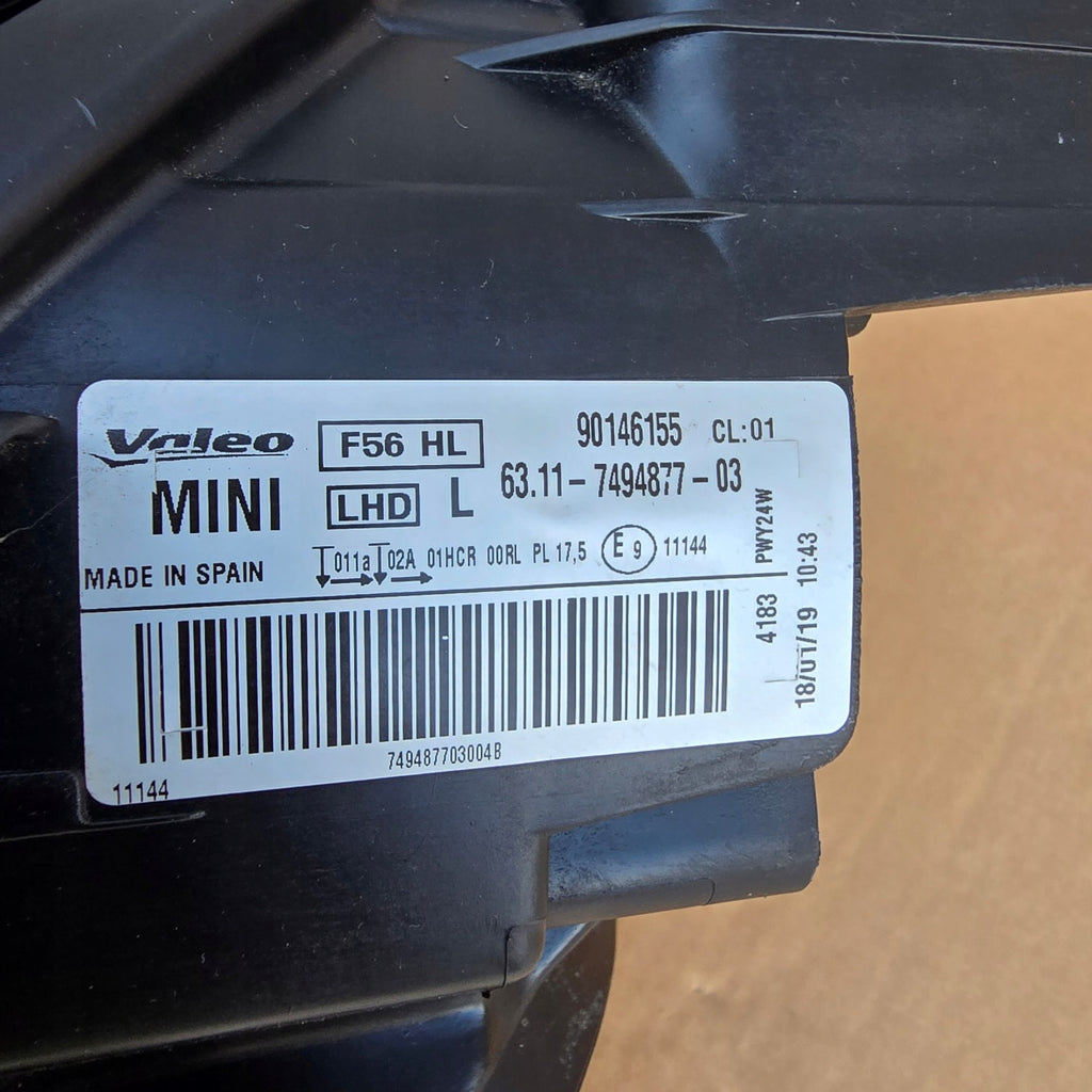 Frontscheinwerfer Mini F57 F56 7494877-03 LED Links Scheinwerfer Headlight SCH9944366928wj