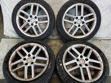 Laden Sie das Bild in den Galerie-Viewer, 4x Alufelge 17 Zoll 7.5" 5x112 42ET Glanz Silber 3R0601025A Seat Exeo Rim Wheel FEL8182053907kl