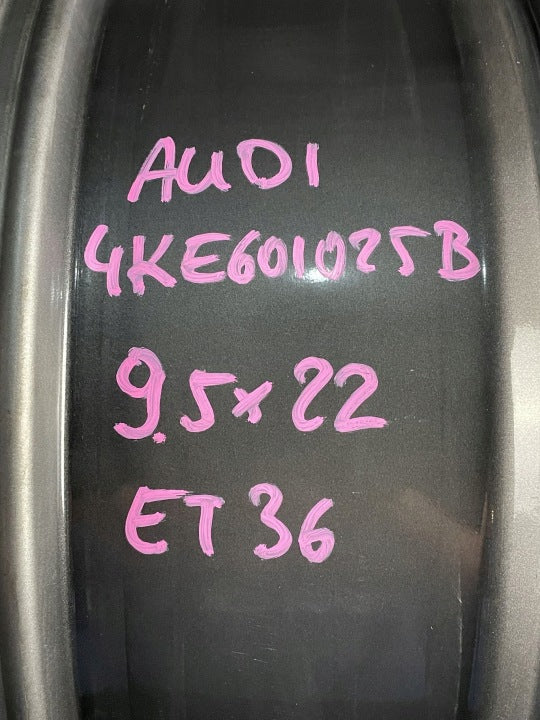 1x Alufelge 22 Zoll 9.5" 5x112 36ET Matt Graphit 4KE601025B Audi E-Tron Mg FEL3753284943xr