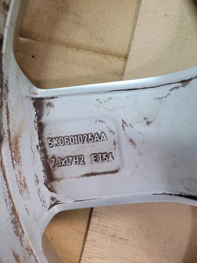 1x Alufelge 17 Zoll 7.0" 5x112 54ET 5K0601025AA VW Golf Vi Rim Wheel