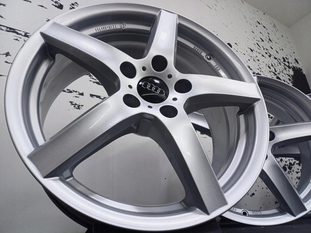 4x Alufelge 17 Zoll 7.0" 5x112 45ET Silber Audi A4 B5 B7 Rim Wheel FEL8187255858nc