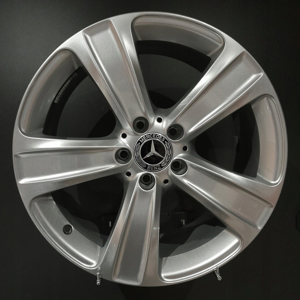 1x Alufelge 18 Zoll 8.0" 5x112 38ET Glanz Silber A2534012100 Mercedes-Benz Glc FEL2482764498fs