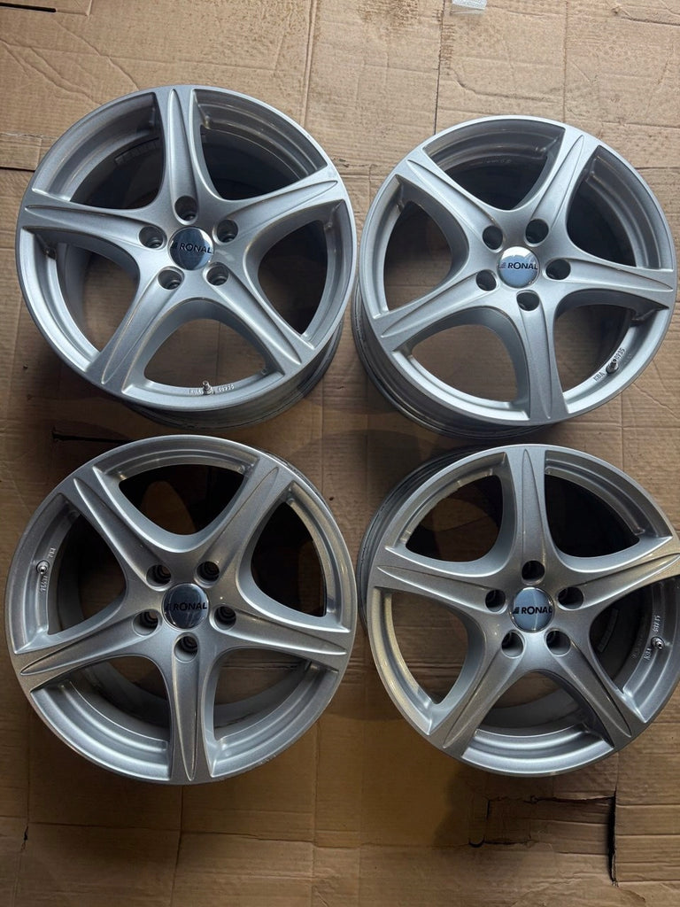 4x Alufelge 17 Zoll 8.0" 5x112 44ET Schwarz 56R7805 Rim Wheel FEL7467918194al