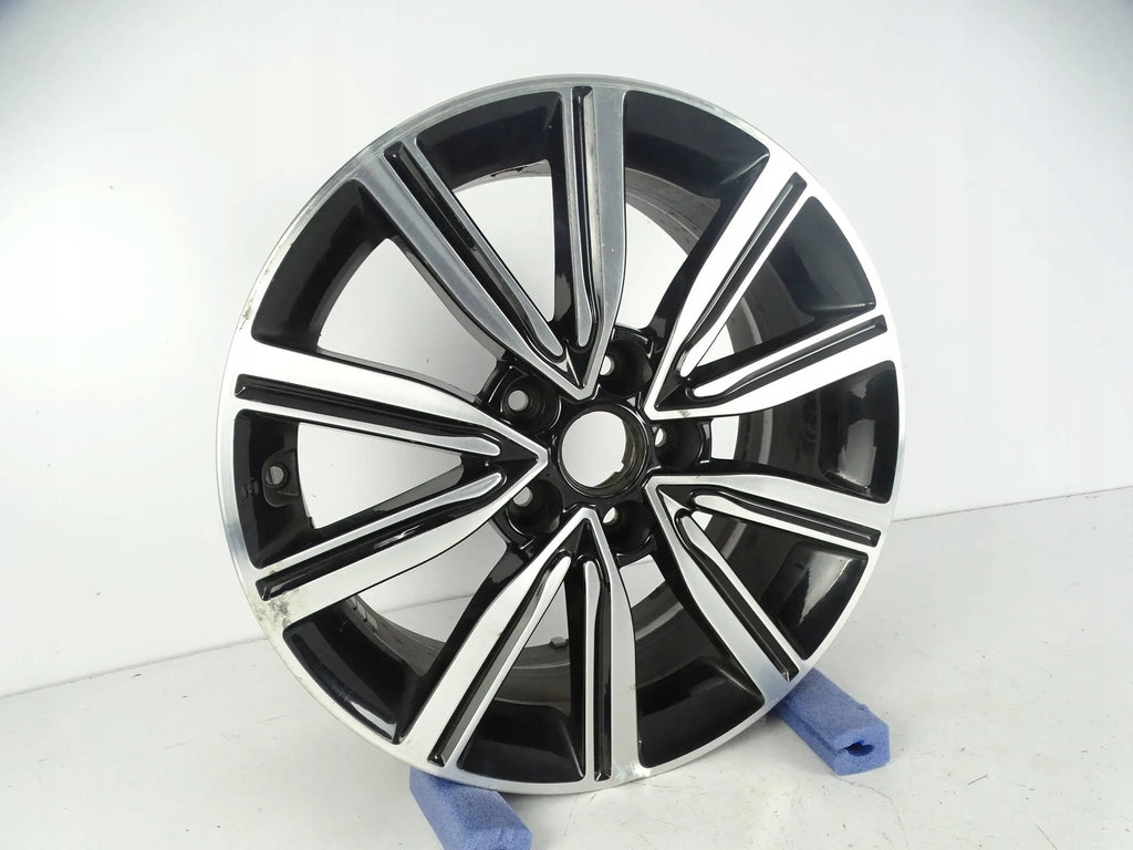 1x Alufelge 17 Zoll 7.5" 5x114.3 52,5ET Glanz Schwarz 52910-D4650 Kia Rim Wheel