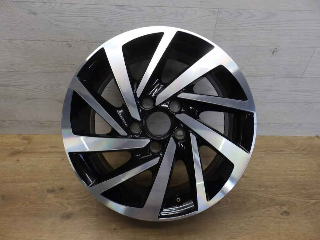 1x Alufelge 16 Zoll 6.0" 5x112 50ET Glanz Schwarz 2K5601025 VW Caddy Rim Wheel FEL4881842963kl