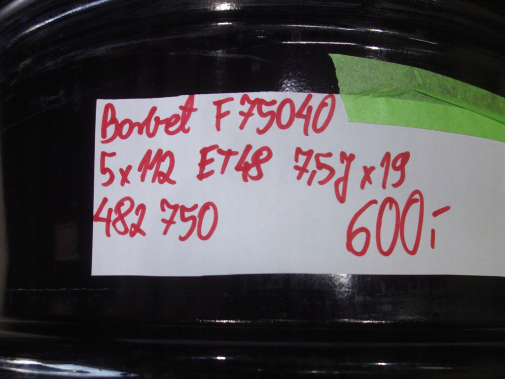 1x Alufelge 19 Zoll 7.5" 5x112 48ET Rim Wheel FEL5728525646xm