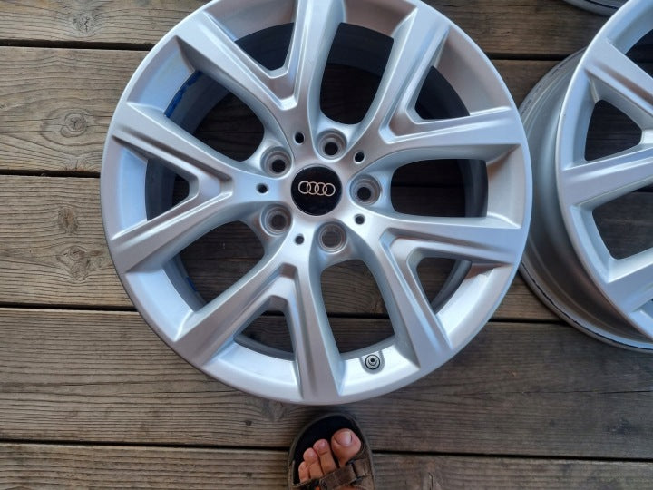 4x Alufelge 17 Zoll 6.5" 5x112 39ET Silber Audi Super Rim Wheel FEL3160268541oj