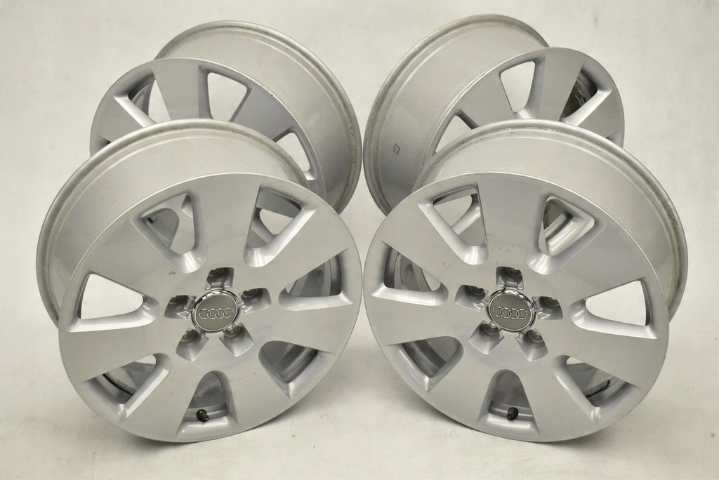 4x Alufelge 18 Zoll 7.5" 5x130 53ET Glanz Silber 4L0601025AF Audi Q7 Rim Wheel