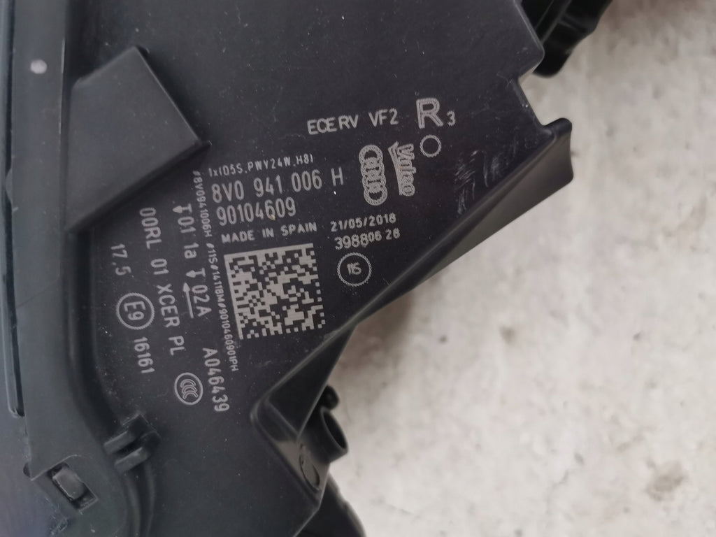 Frontscheinwerfer Audi A3 8V0941006E LED Rechts Scheinwerfer Headlight