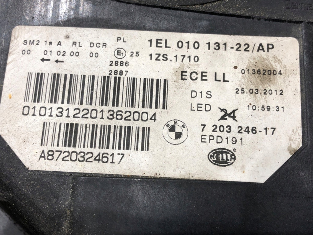 Frontscheinwerfer BMW F10 7203246 Ein Stück (Rechts oder Links) Headlight SCH9908883810ik