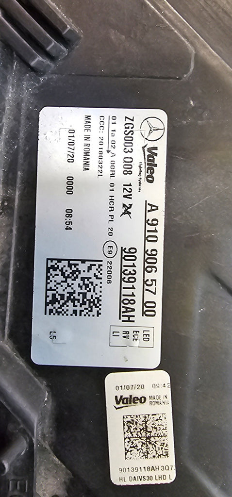 Frontscheinwerfer Mercedes-Benz Sprinter A9109065700 LED Links Headlight