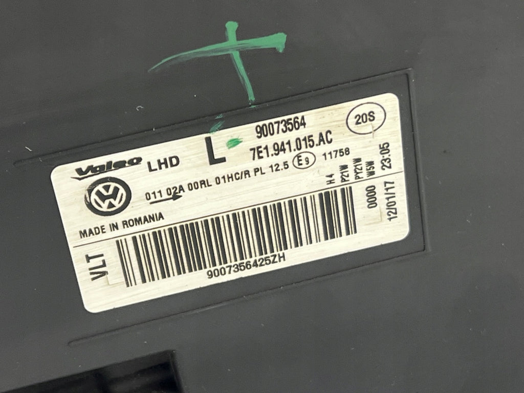 Frontscheinwerfer VW Transporter 7E1941015AC Links Scheinwerfer Headlight SCH7381188712tx