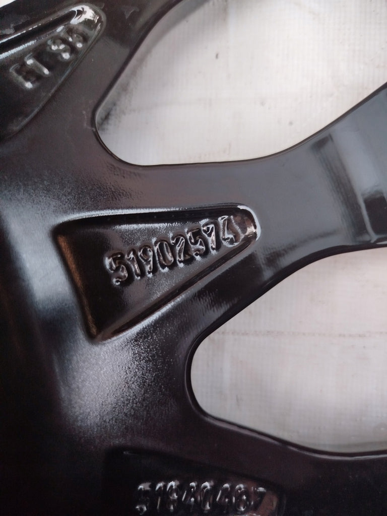 1x Alufelge 16 Zoll 6.5" 4x98 35ET Glanz Graphit 51202574 Fiat Mg Rim Wheel