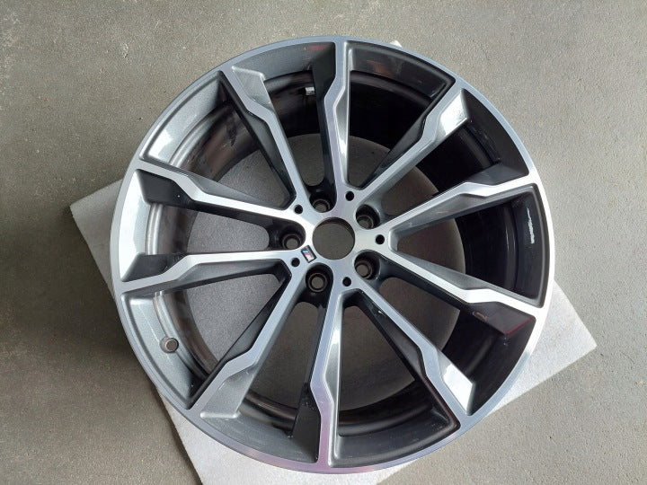1x Alufelge 20 Zoll 9.5" 5x112 43ET Glanz 8010269 BMW X3 G01 G02 Mg Rim Wheel FEL2978721282ud