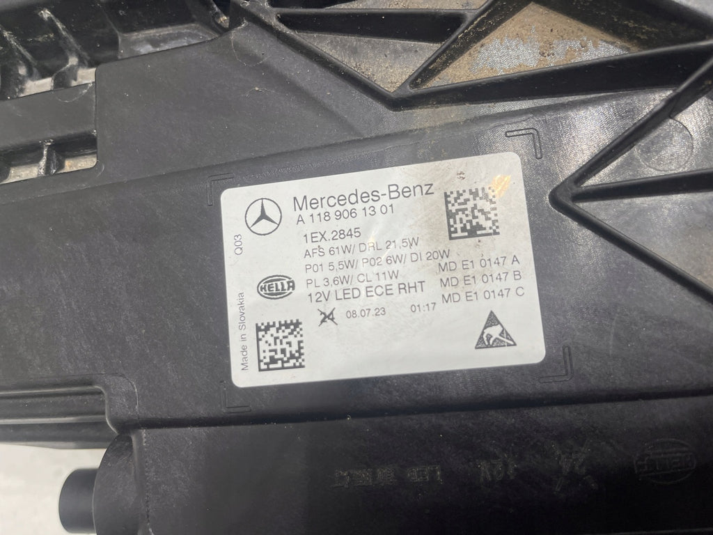 Frontscheinwerfer Mercedes-Benz Cla A1189061301 Links Scheinwerfer Headlight SCH1622634563mv