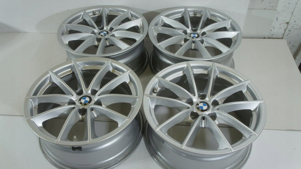 4x Alufelge 17 Zoll 7.5" 5x112 27ET Glanz Silber 6868217 BMW Rim Wheel FEL3694575018cz