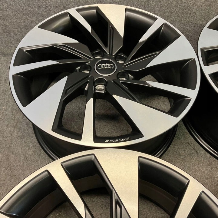 4x Alufelge 18 Zoll 8.0" 5x112 46ET Matt Graphit 8Y0601025BB Audi A3 Rim Wheel FEL2071612753cm