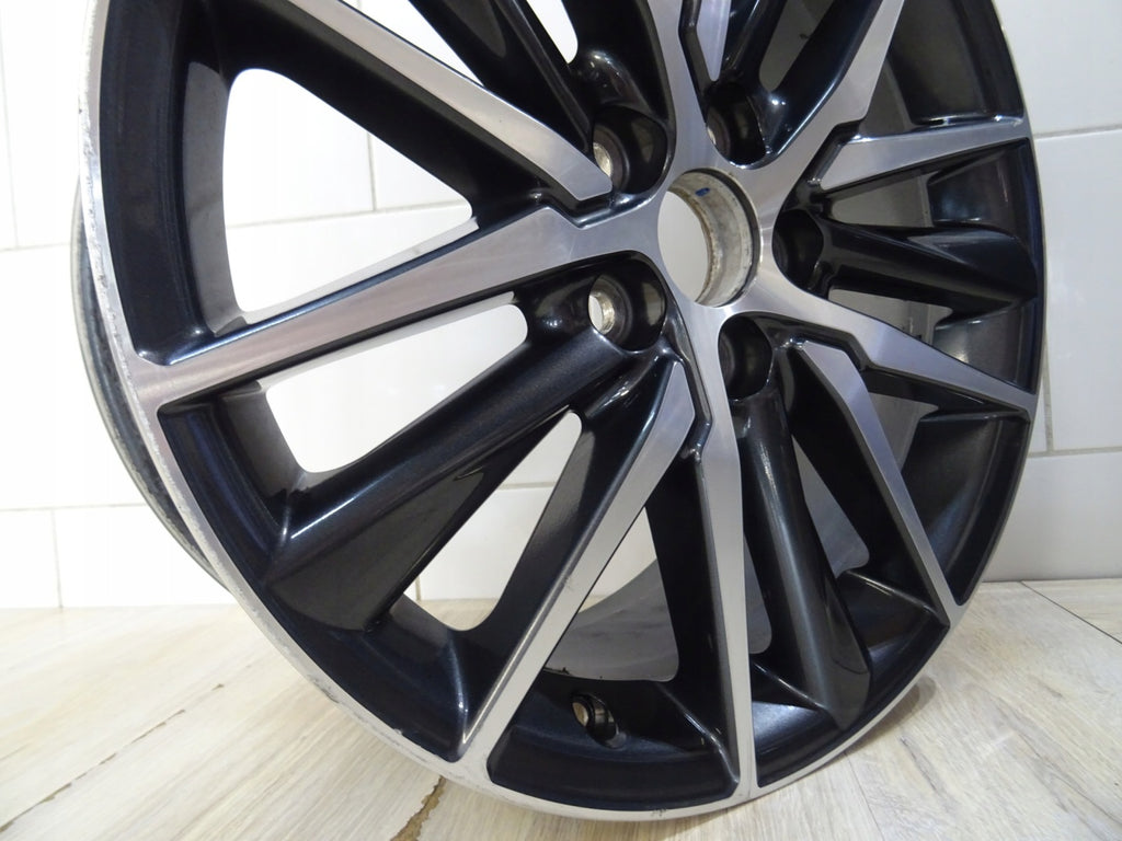 1x Alufelge 18 Zoll 8.0" 5x114.3 50ET Glanz Schwarz 0072762017 Mg Camry FEL2141308605vt