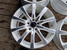 Laden Sie das Bild in den Galerie-Viewer, 4x Alufelge 17 Zoll 7.5" 5x112 35ET Glanz Weiß Audi Rim Wheel FEL6395553565ym