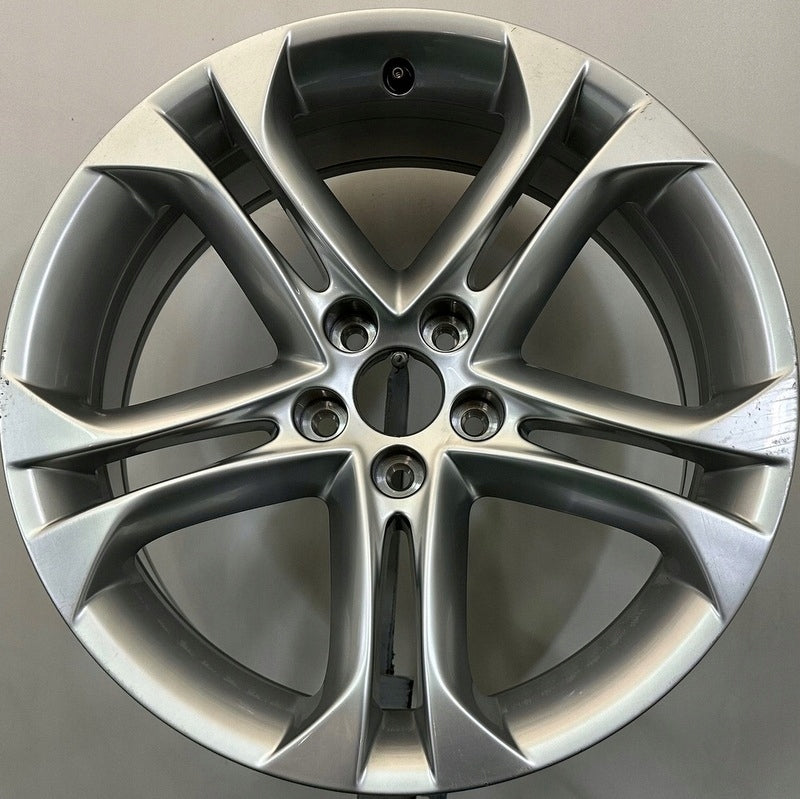 1x Alufelge 18 Zoll 8.0" 5x108 27ET Glanz Silber 9688278377 Peugeot Rim Wheel