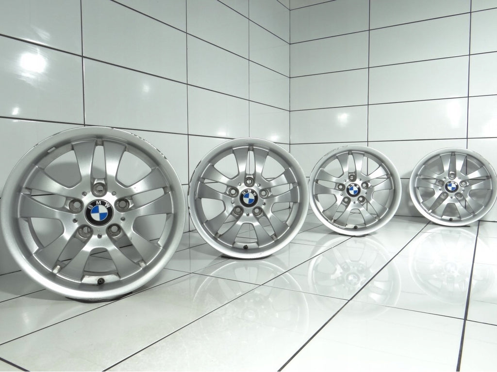 4x Alufelge 16 Zoll 7.0" 5x120 34ET Glanz Silber 6775593 BMW Rim Wheel FEL9389750583sq
