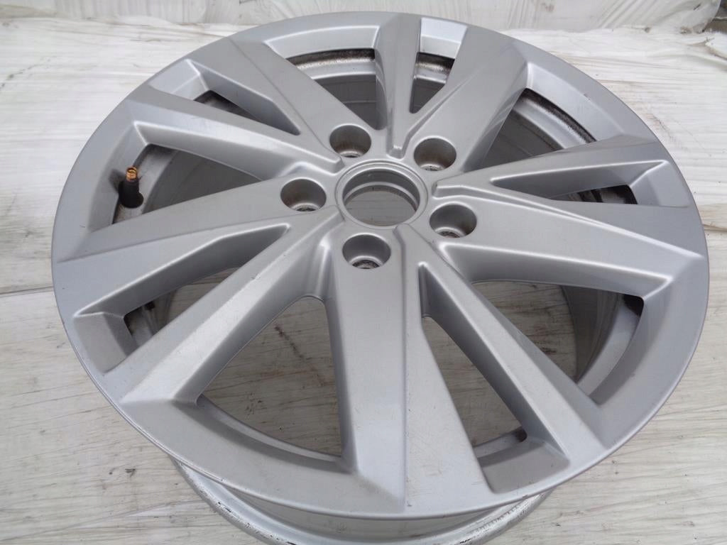 1x Alufelge 16 Zoll 6.5" 5x112 48ET Glanz Silber 5TA601025Q VW Touran Rim Wheel FEL2450316348dq