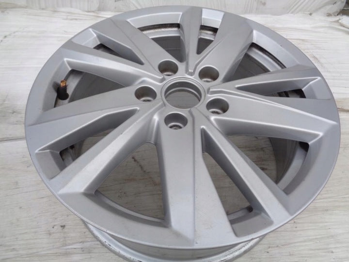 1x Alufelge 16 Zoll 6.5" 5x112 48ET Glanz Silber 5TA601025Q VW Touran Rim Wheel FEL2450316348dq