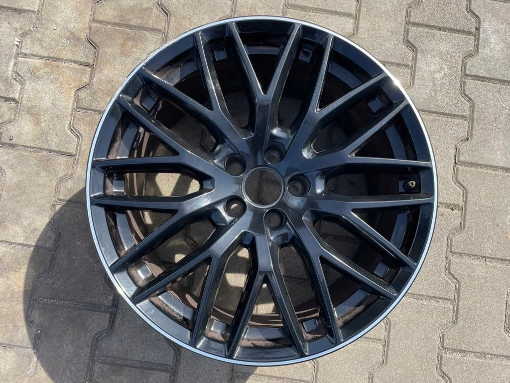 1x Alufelge 19 Zoll 9.0" 5x112 33ET Glanz Schwarz 8T0601025DL Audi A5 Rim Wheel FEL9985173330vh
