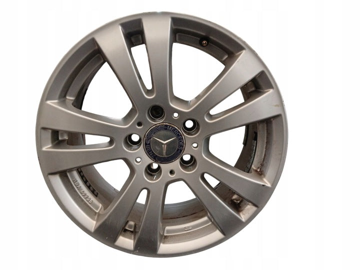 4x Alufelge 16 Zoll 7.0" 5x112 Silber LK112M8 Mercedes-Benz W204 W203 Rim Wheel FEL5893039433rn