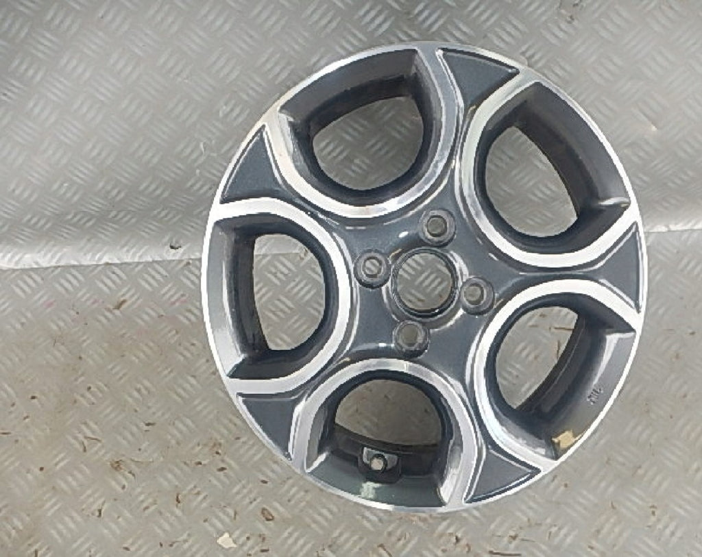 1x Alufelge 15 Zoll 5.5" 4x100 52ET Silber 52910-1Y450 Kia Picanto Rim Wheel FEL4459550501dv