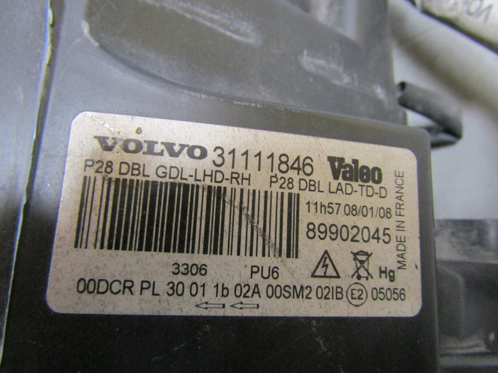 Frontscheinwerfer Volvo Xc90 31111846 Xenon Rechts Scheinwerfer Headlight SCH3563810552xx