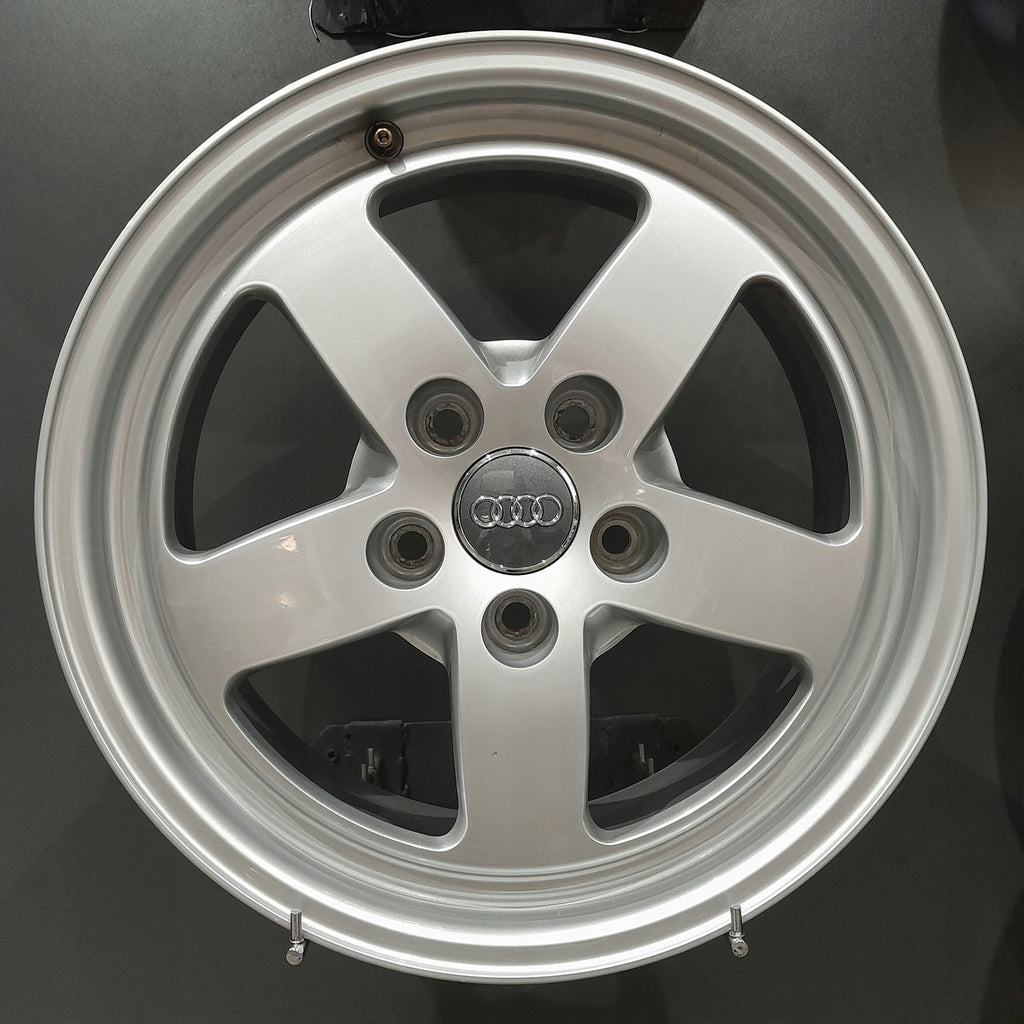 4x Alufelge 16 Zoll 7.0" 5x112 35ET Glanz Silber 8W0601025 Audi A4 B8 Rim Wheel