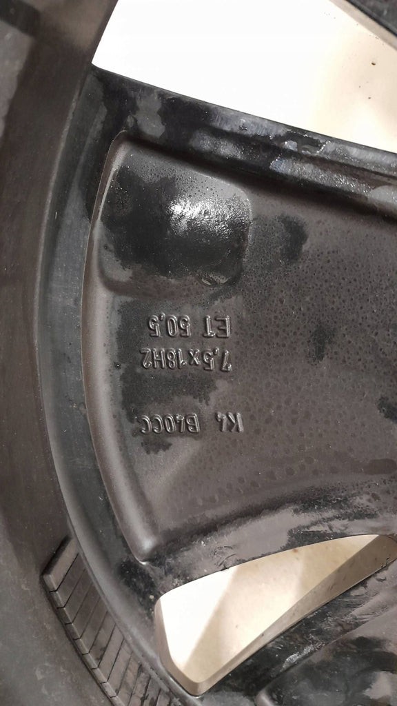 1x Alufelge 18 Zoll 7.5" 5x108 50 5ET Glanz Schwarz 31680403 Volvo Xc40 FEL3991203657ll
