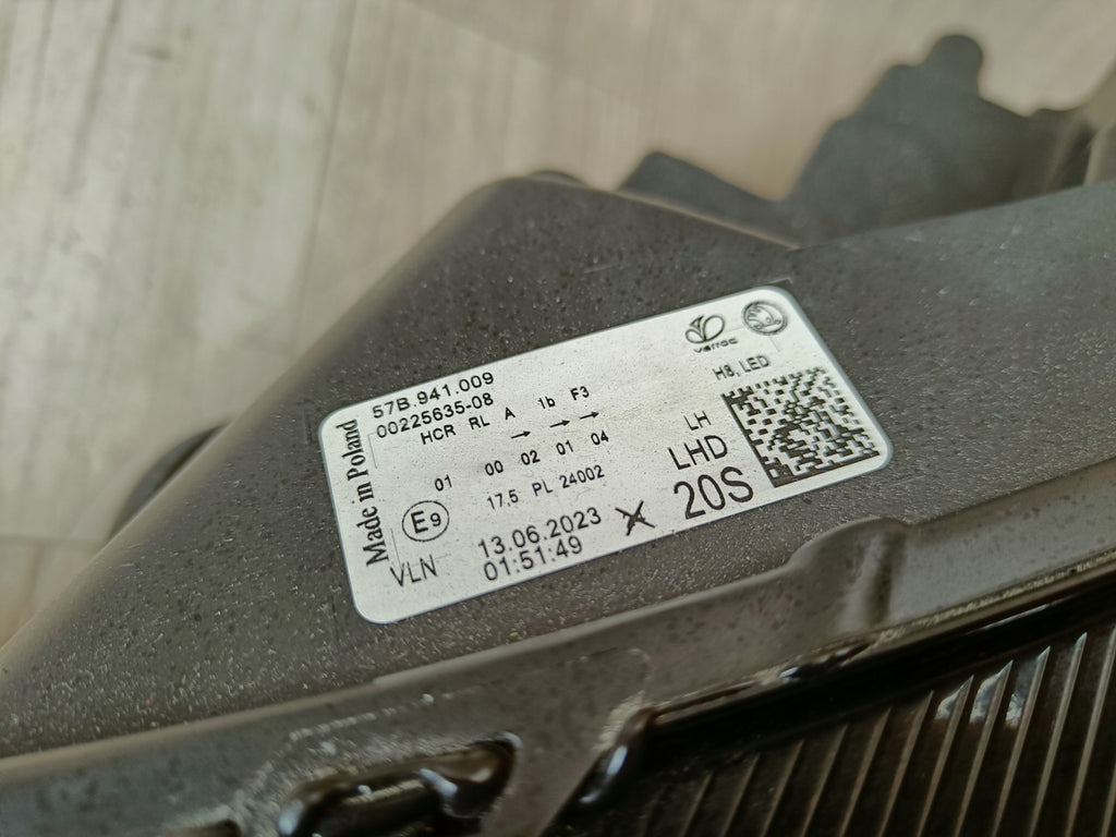 Frontscheinwerfer Skoda Karoq 57B941009 Full LED Links Scheinwerfer Headlight SCH8217122057up