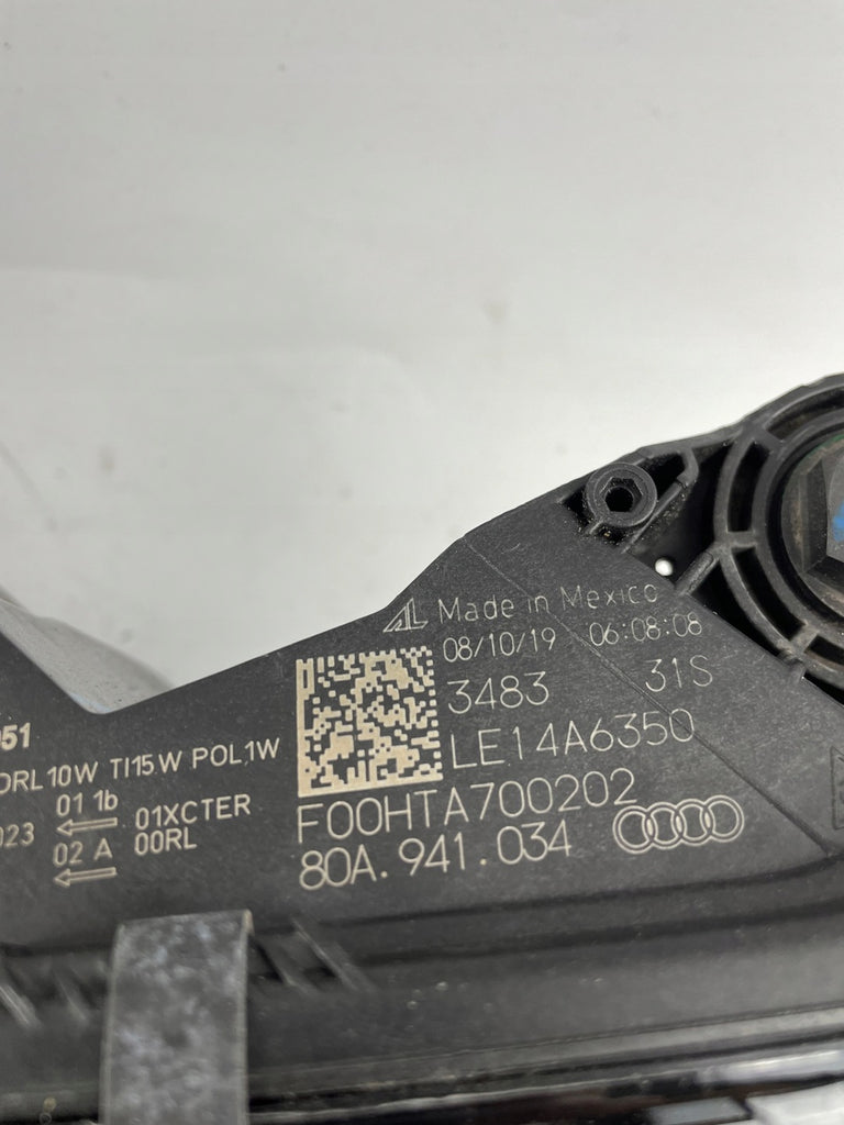 Frontscheinwerfer Audi Q5 80A941034 LED Rechts Scheinwerfer Headlight