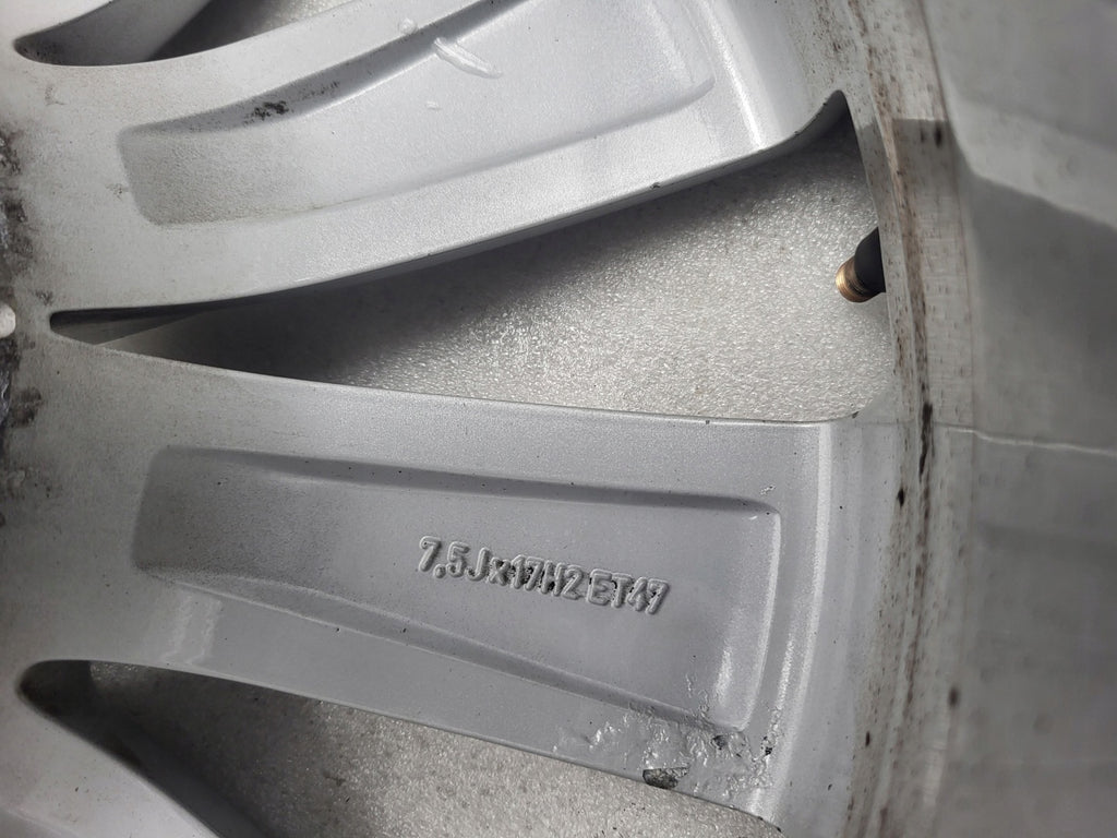 1x Alufelge 17 Zoll 7.5" 5x112 47ET Glanz Silber 3AA601025F VW Passat B7 FEL8174305696xo