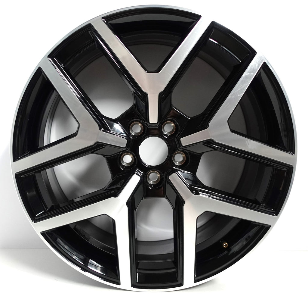 1x Alufelge 18 Zoll 7.0" 5x112 47ET Glanz Schwarz 6F9601025B Mg Arona Rim Wheel
