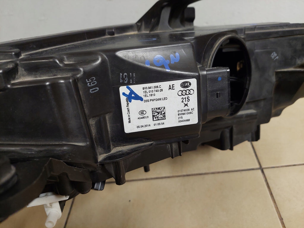 Frontscheinwerfer Audi A3 8V0941006C Xenon Rechts Scheinwerfer Headlight